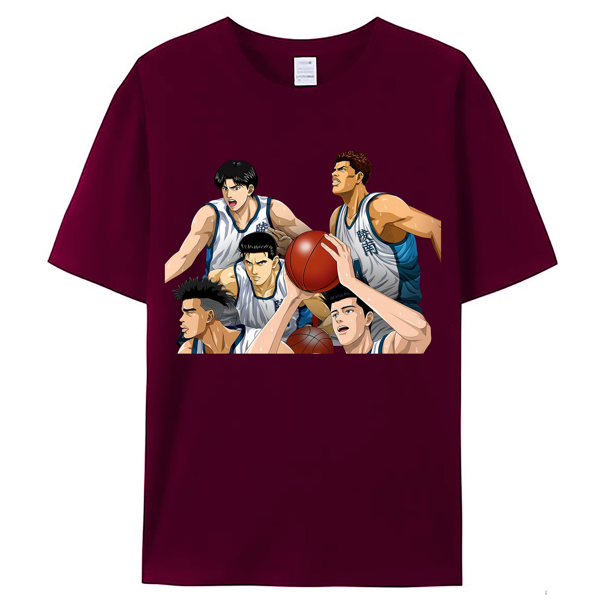 （画像用） SLAM DUNK／スラムダンク レディースカジュアルプリントTシャツ（綿100％）